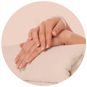 Gel nail extensions at Liana Pro